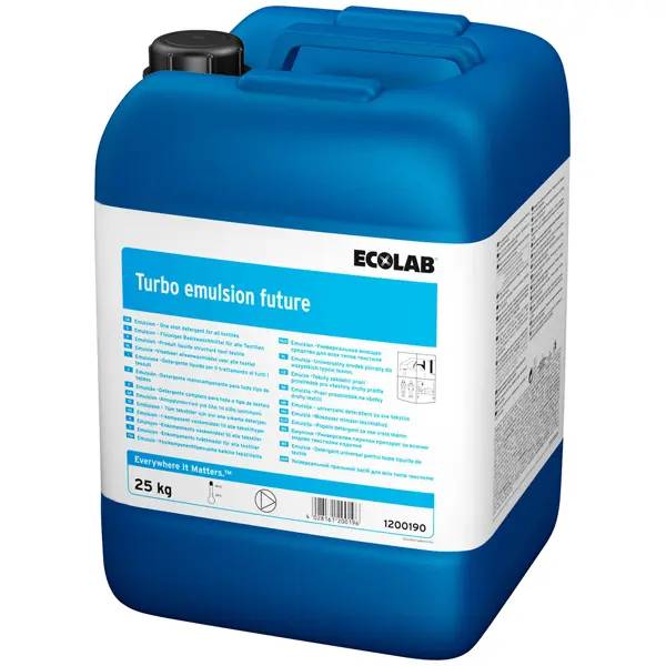 Ein Bild von Ecolab Turbo emulsion future Alleinwaschmittel - 25 Liter