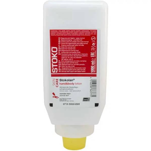 Ein Bild von SC Johnson Stokolan Hand & Body Basispflegecreme - 1 Liter