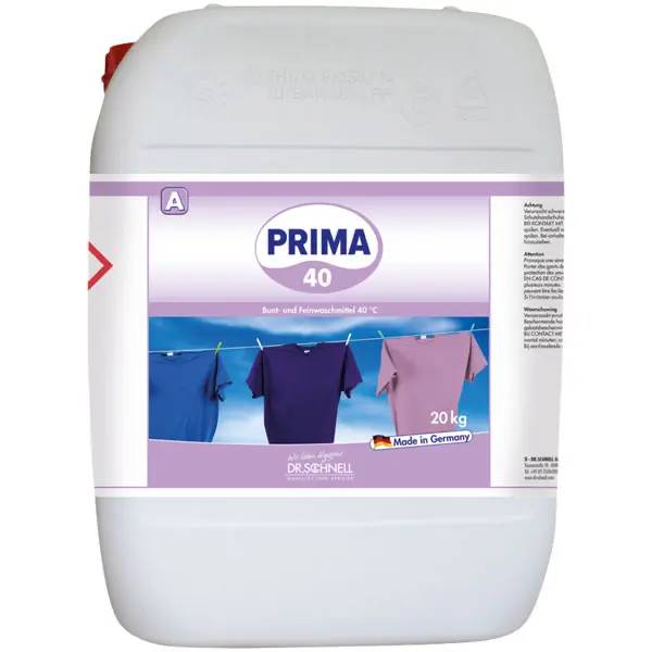 Dr. Schnell PRIMA40 Bunt- & Feinwaschmittel 40 °C - 20 kg