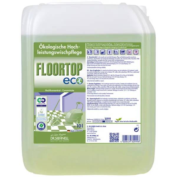 Ein Bild von Dr. Schnell FLOORTOP eco ökologische Wischpflege - 10 Liter