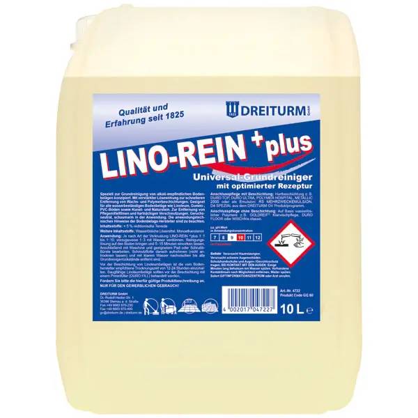 Ein Bild von Dreiturm LINO-REIN plus Universal-Grundreiniger - 10 Liter