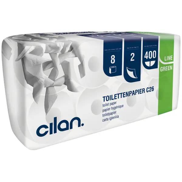 Cilan green-line C26 Toilettenpapier weiß - 2-lagig