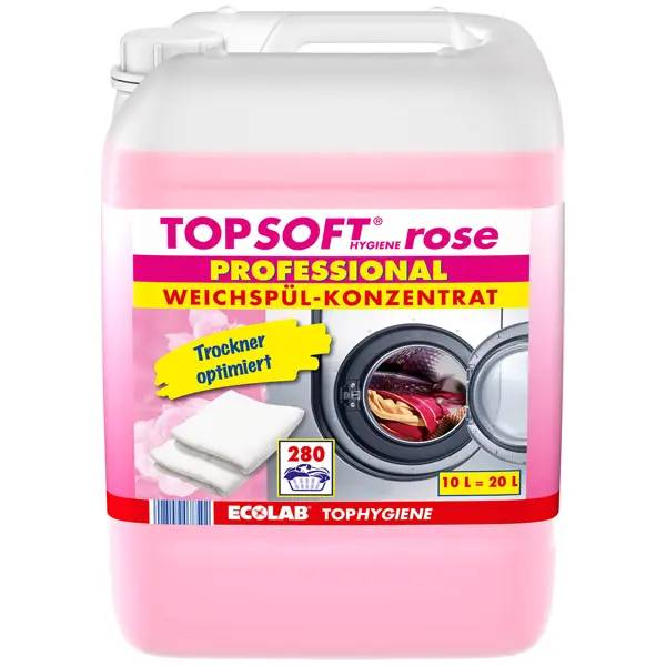 Ein Bild von Ecolab Topsoft Professional Weichspüler - rose