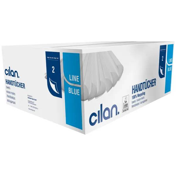 Cilan blueline H21 Falthandtuch hochweiß - 20,6x32 cm