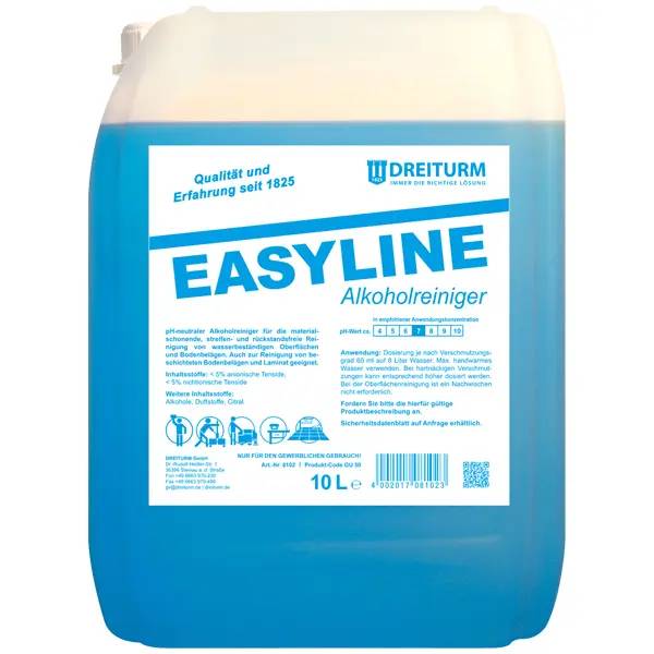 Ein Bild von Dreiturm EASYLINE Alkoholreiniger - 10 Liter