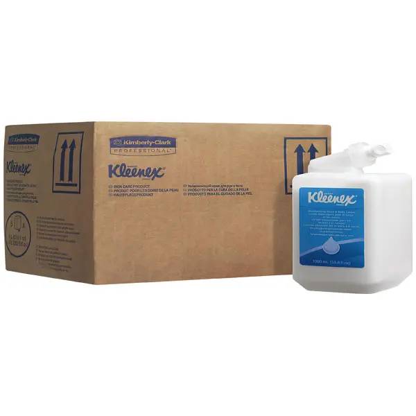 Ein Bild von Kleenex Moisturising Hand & Body Lotion - 6x1 Liter