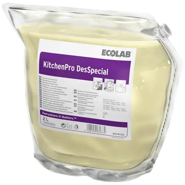 Ein Bild von Ecolab KitchenPro DesSpecial Desinfektionsreiniger - 2x2 Liter