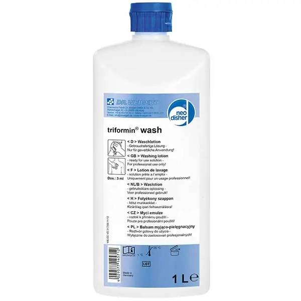 Ein Bild von Dr. Weigert neodisher triformin wash Waschlotion - 1 Liter