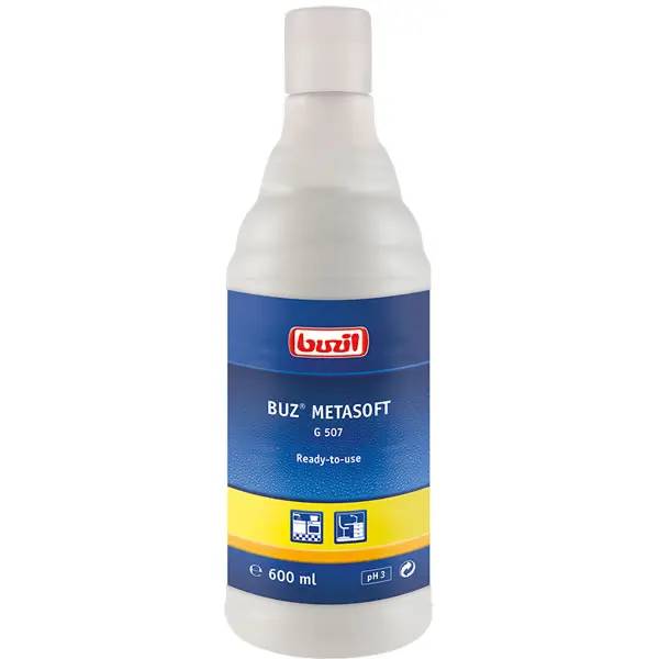 Ein Bild von Buzil BUZ METASOFT G 507 Edelstahlreiniger - 600 ml