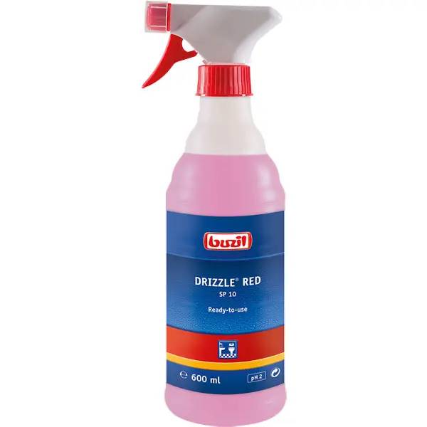 Ein Bild von Buzil DRIZZLE RED SP 10 Sanitärreiniger - 600 ml