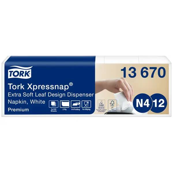 Tork Xpressnap Extra Soft Spenderserviette - weiß