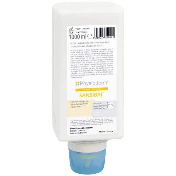 Ein Bild von Greven Physioderm Sansibal Hautschutzcreme (Faltflasche) - 1 Liter