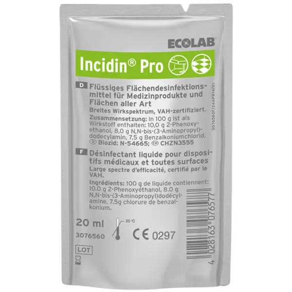 Ein Bild von Ecolab Incidin Pro Flächendesinfektion - 400x20 ml