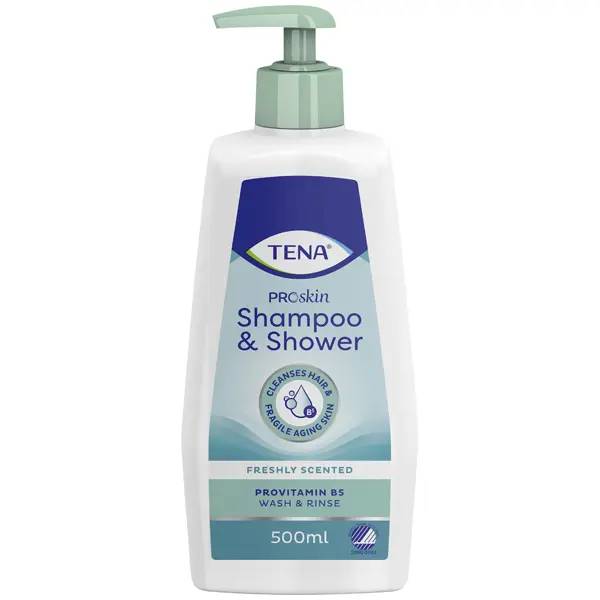 Ein Bild von Tena Shampoo & Shower - 500 ml