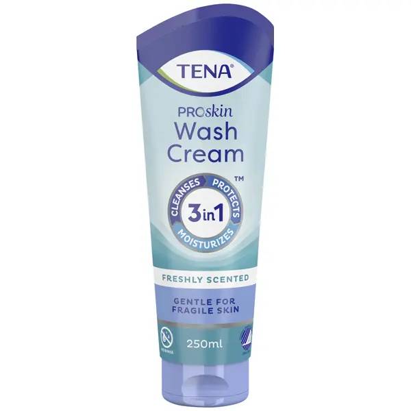 Ein Bild von Tena Waschcreme 3in1 - 250 ml