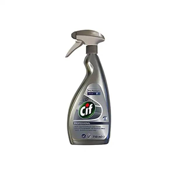 Ein Bild von Diversey Cif Professional Edelstahlreiniger - 6 x 750 ml