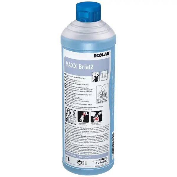 Ecolab MAXX Brial 2 Glas- & Oberflächenreiniger - 1 Liter