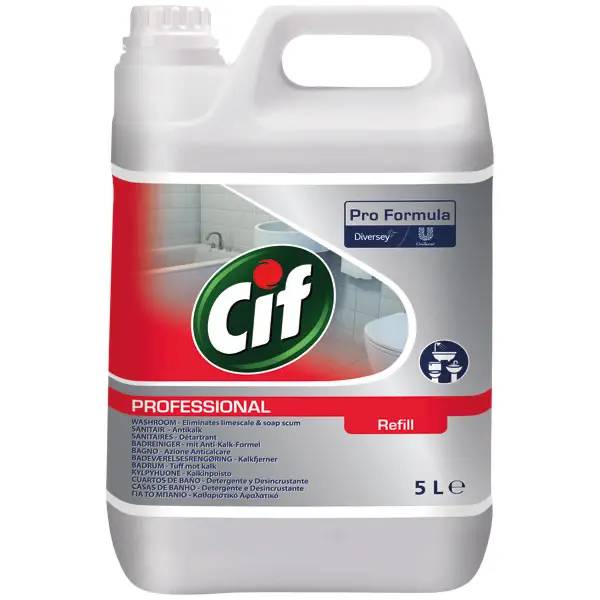 Ein Bild von Diversey Cif Professional Badreiniger - 5 Liter