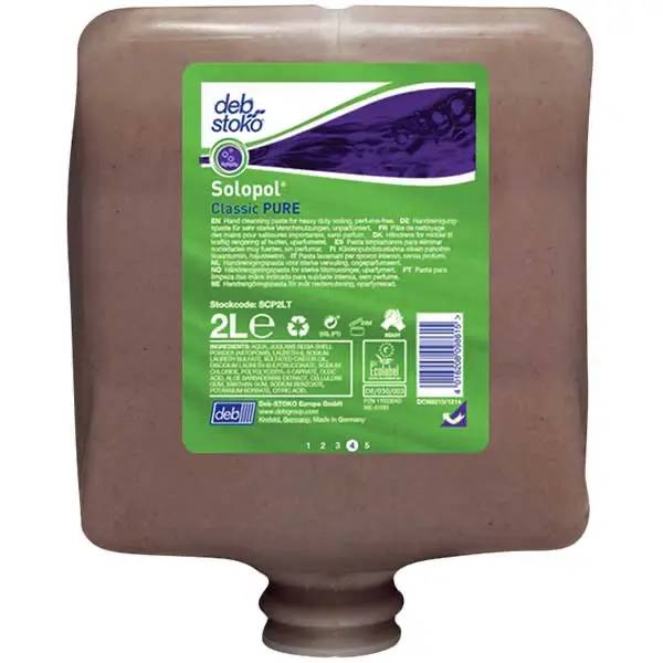 Ein Bild von SC Johnson Solopol Classic PURE Handreinigungspaste - 4x2 Liter