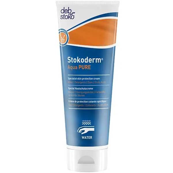 Ein Bild von SC Johnson Stokoderm AQUAR PURE Hautschutzcreme - 100 ml