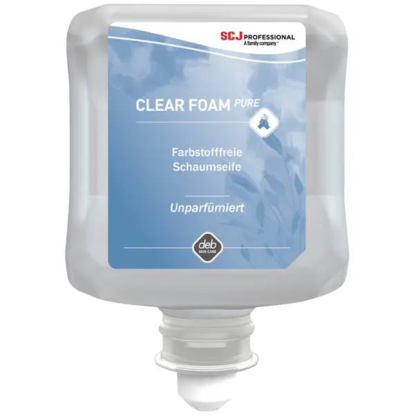 Ein Bild von SC Johnson CLEAR FOAM Pure Schaumseife - 6x1 Liter