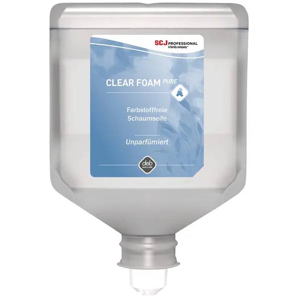 Ein Bild von SC Johnson CLEAR FOAM Pure Schaumseife - 4x2 Liter