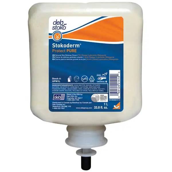 Ein Bild von SC Johnson Stokoderm Protect PURE Hautschutzcreme - 6x1 Liter