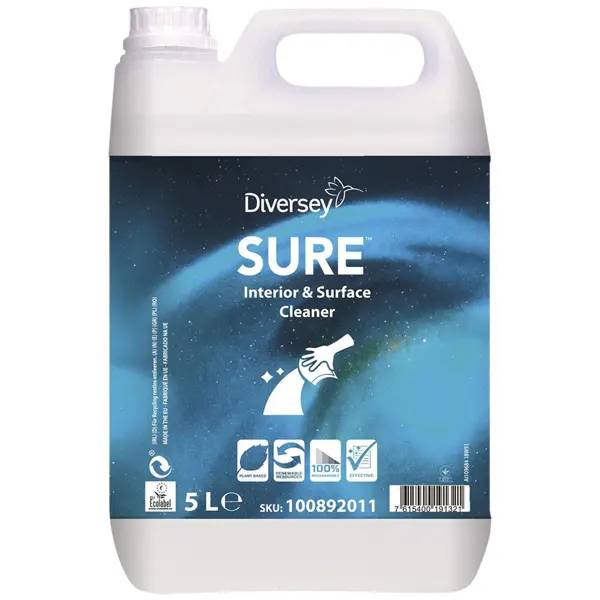 Ein Bild von Diversey Sure Interior & Surface Cleaner Allzweckreiniger - 5 Liter