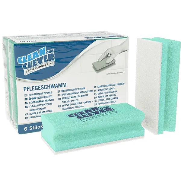 CLEAN and CLEVER PROFESSIONAL Pflegeschwamm PRO61 - grün/weiß