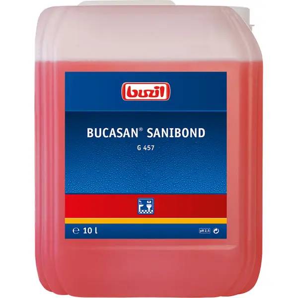 Ein Bild von Buzil BUCASAN SANIBOND G 457 Sanitärunterhaltsreiniger - 10 Liter