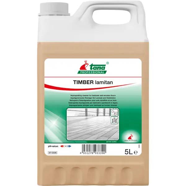 Ein Bild von Tana TIMBER lamitan Holz-Bodenpflege - 2x5 Liter