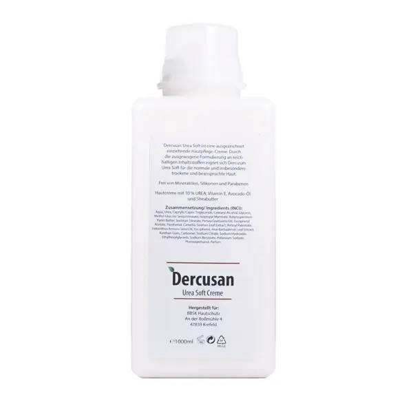 Ein Bild von Dercusan Dercusan Urea Soft Creme - 1 Liter