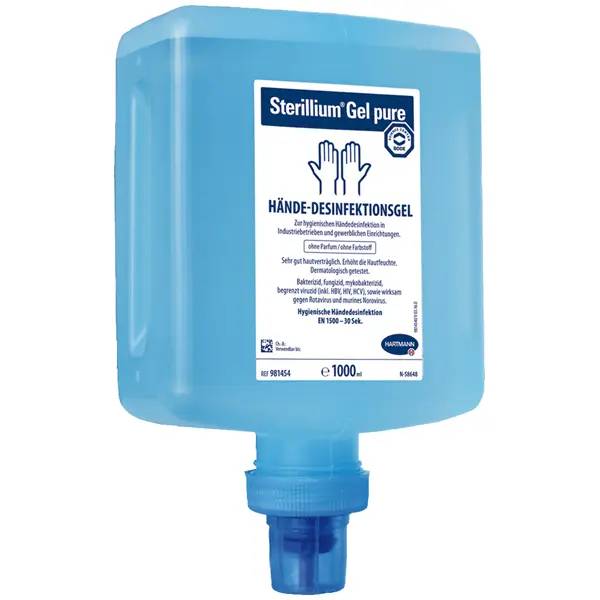 Ein Bild von Hartmann Sterillium Gel pure Händedesinfektions-Gel (CleanSafe) - 1 Liter