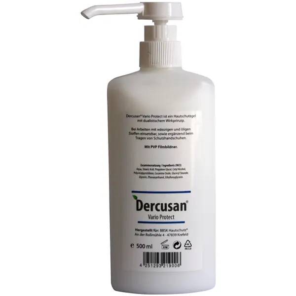 Ein Bild von Dercusan Dercusan Vario Protect Hautschutzgel - 500 ml