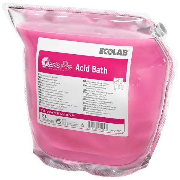 Ein Bild von Ecolab Oasis Pro Acid Bath Sanitärreiniger - 2 Liter