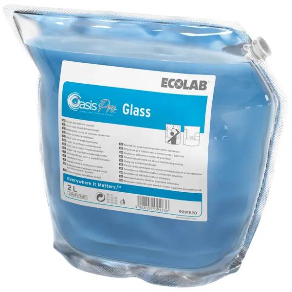 Ein Bild von Ecolab Oasis ProGlass Glasreiniger - 2 Liter