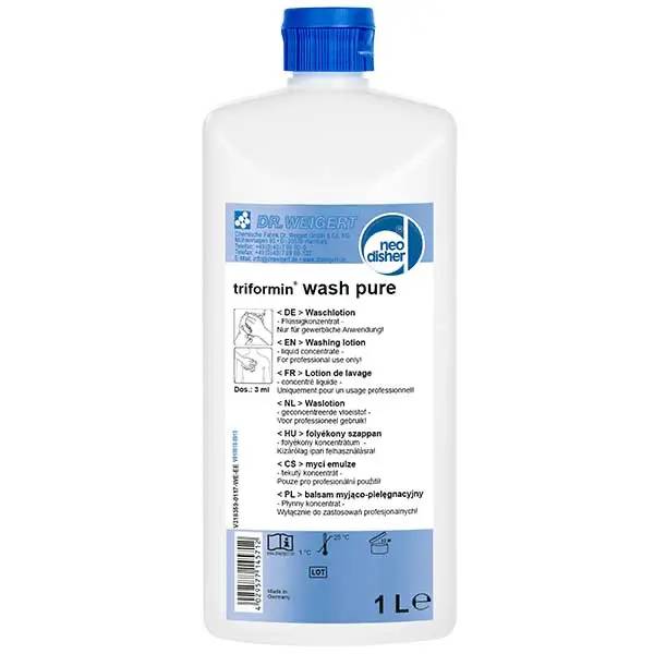 Ein Bild von Dr. Weigert neodisher triformin wash pure Waschlotion - 1 Liter