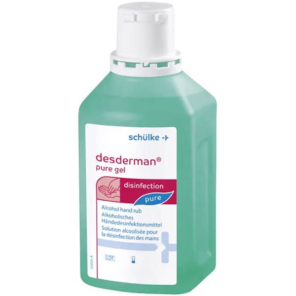 Schülke & Mayr desderman pure gel Händedesinfektionsgel (Euroflasche) - 1 Liter