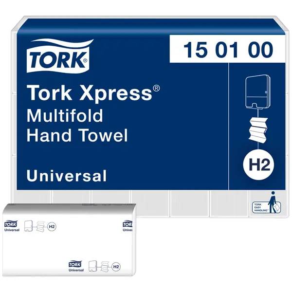 Ein Bild von Tork Xpress Multifold H2 Falthandtuch weiß - 19,6x25,5 cm