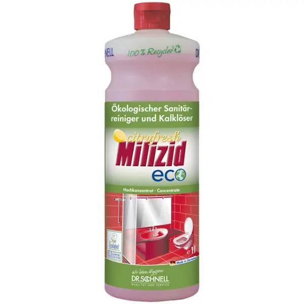 Dr. Schnell Milizid eco citrofresh Sanitärreiniger- & Kalklöser - 1 Liter