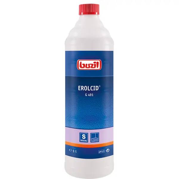 Ein Bild von Buzil EROLCID G491 Feinsteinzeugreiniger - 1 Liter