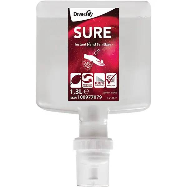 Diversey SURE Instant Hand Sanitizer Händedesinfektion - 1,3 Liter