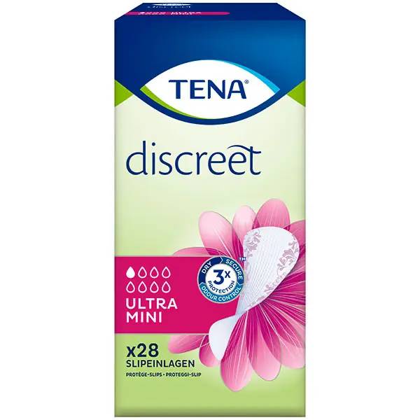 Ein Bild von Tena Discreet Ultra Mini Slipeinlage - 92 ml