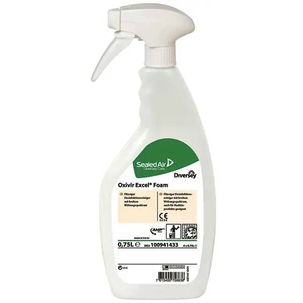 Ein Bild von Diversey Oxivir Excel Foam CE Desinfektionsreiniger - 750 ml