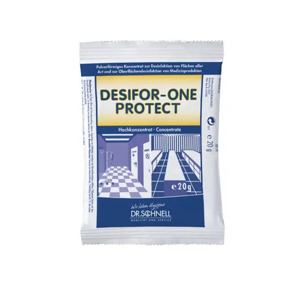 Ein Bild von Dr. Schnell DESIFOR-ONE PROTECT Flächendesinfektion - 50x20 g