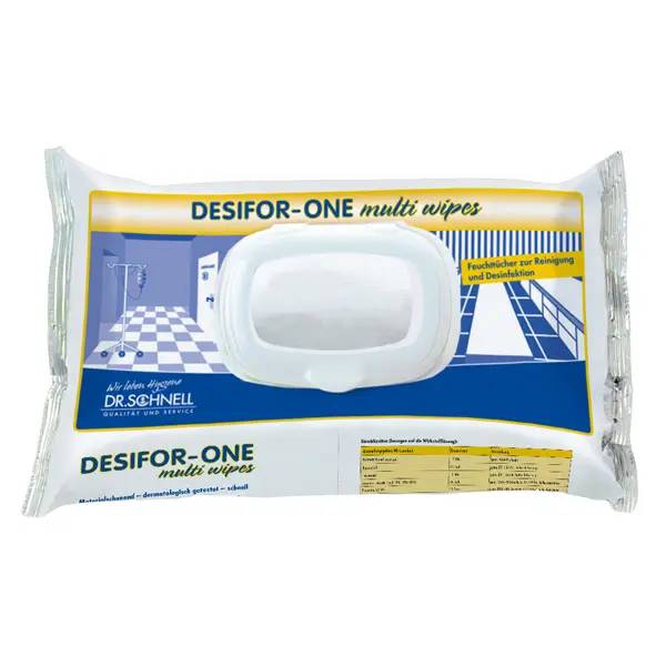 Dr. Schnell DESIFOR-ONE multi wipes Flächendesinfektionstücher - 100 Tücher