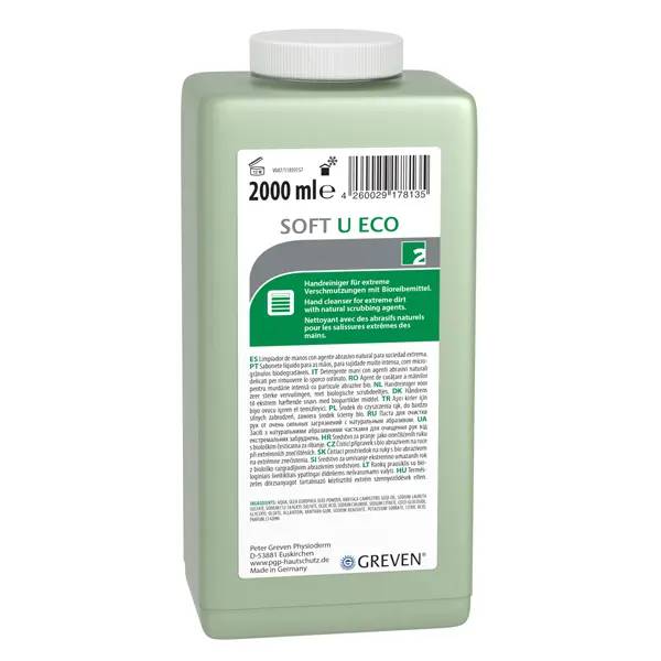 Ein Bild von Greven Soft U ECO Handreiniger - 2 Liter