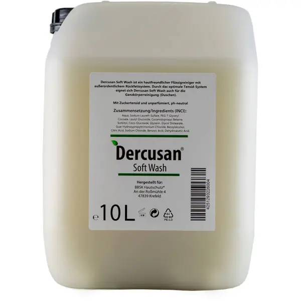 Ein Bild von Dercusan Dercusan Soft Wash Hautreiniger - 10 Liter