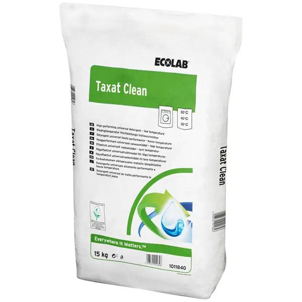 Ecolab Taxat Clean Hochleistungs-Vollwaschmittel - 15 kg