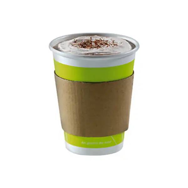 Suplesse Bechermanschette für Kaffeebecher braun - 200 ml